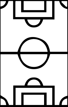 Shows a field/ Player needs a field to do drills