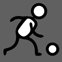 Little Player running with ball 